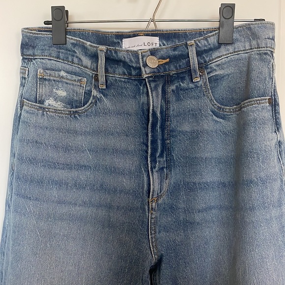 Loft 90’s High Waist Straight Jeans - Picture 2 of 4